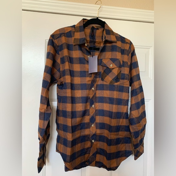 SMASH Other - SMASH Men’s Plaid Flannel Long Sleeve Button Up Shirt NWT 🌴